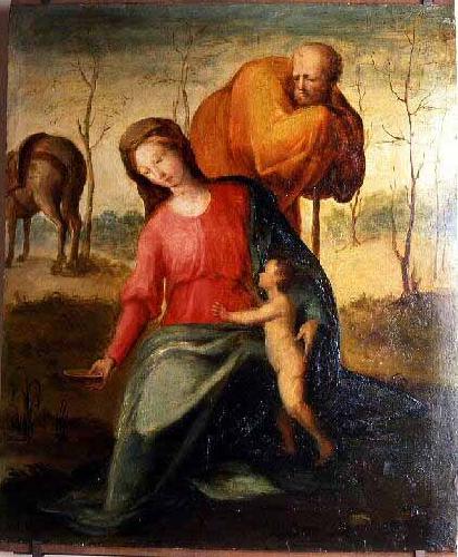 Domenico di Pace Beccafumi The Flight into Egypt